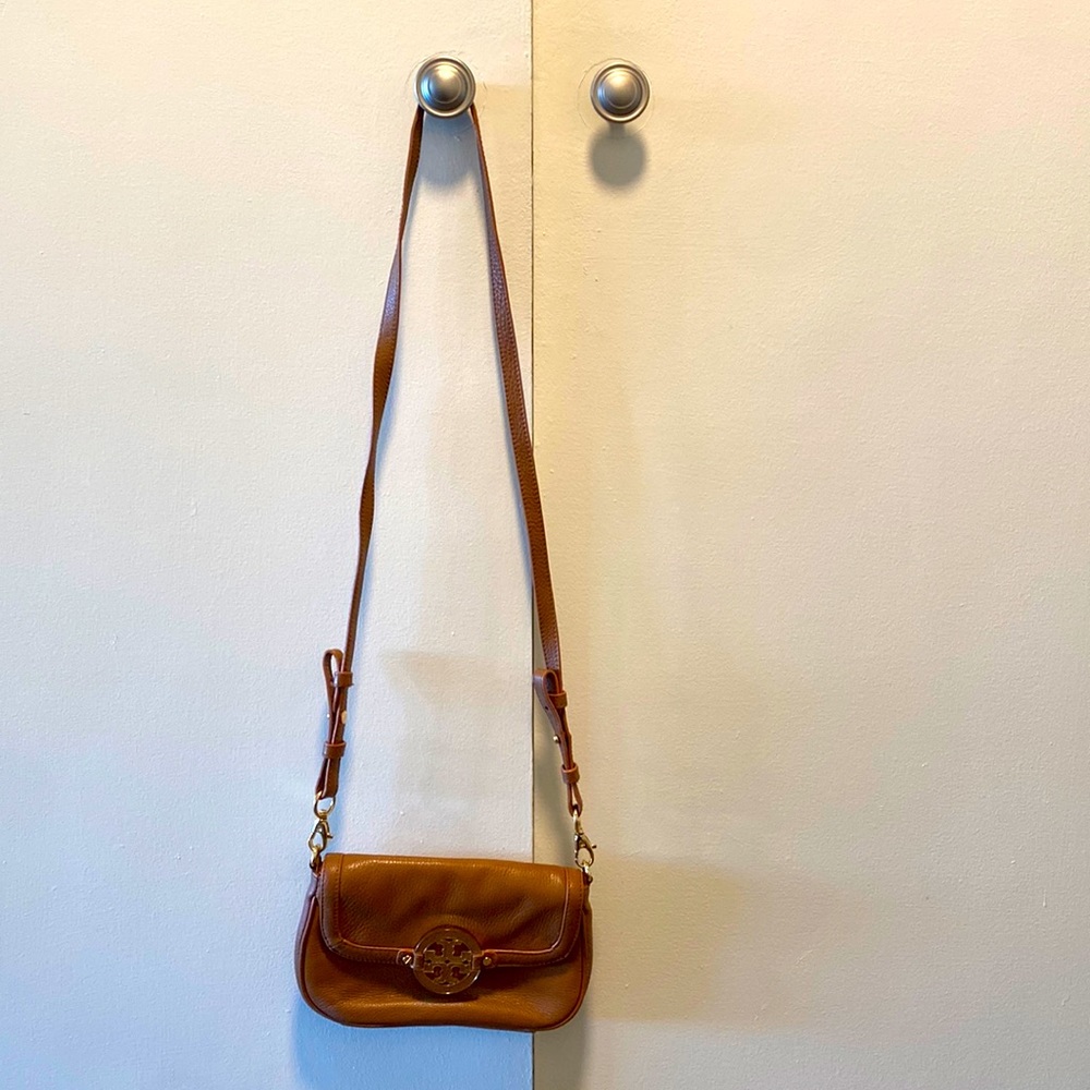 Tory Burch brown cross body bag